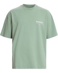 AllSaints - Organic Cotton Access Logo T-shirt - Lyst