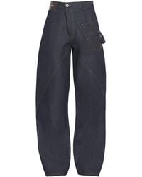 JW Anderson - Twisted Wide-Leg Jeans - Lyst