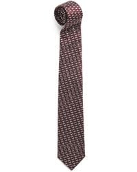 Isaia - Silk Geometric Jacquard Tie - Lyst