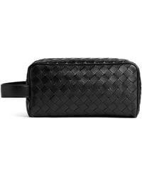 Bottega Veneta - Leather Intrecciato Travel Pouch - Lyst