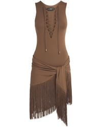 ‎Taller Marmo - Pareo-Detail Sahara Swimsuit - Lyst