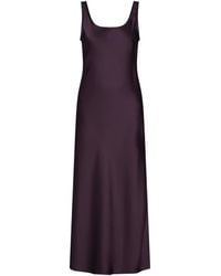Marella - Satin Midi Dress - Lyst
