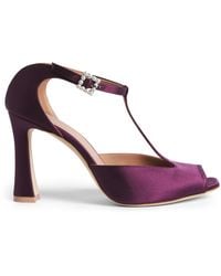 Malone Souliers - Satin Nomi Heeled Sandals 90 - Lyst