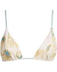 SIR. - Floral Cecile Triangle Bikini Top - Lyst