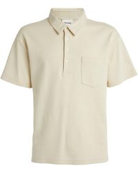 FRAME - Cotton Polo Shirt - Lyst