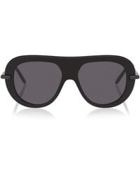 Loewe - Slim Pilot Sunglasses - Lyst