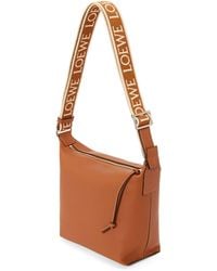 Loewe - Small Leather Cubi Cross-Body Bag - Lyst