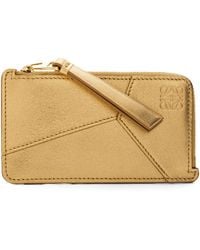 Loewe - Leather Puzzle Coin And Card Holder - Lyst