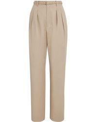 FRAME - The Pleated Stilt Trousers - Lyst