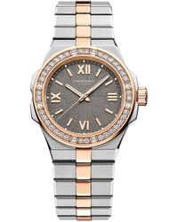 Chopard - Rose Gold, Stainless Steel And Diamond Alpine Eagle Watch 33mm - Lyst