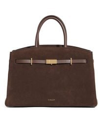 DeMellier London - Medium Suede New York Tote Bag - Lyst