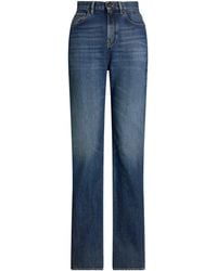 Ralph Lauren - Novah Wide-Leg High-Rise Jeans - Lyst