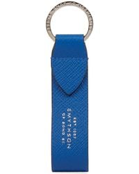 Smythson - Panama Leather Keyring - Lyst