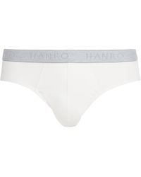 Hanro - Cotton-Blend Essential Briefs - Lyst