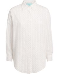 Melissa Odabash - Cotton Diamanté Ziggy Shirt - Lyst