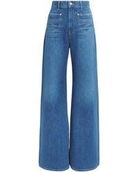 Veronica Beard - Western Grant Wide-Leg Jeans - Lyst