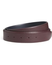 Giorgio Armani - Leather Reversible Belt Strap - Lyst