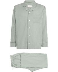 Harrods - Cotton Stripe Pyjama Shirt - Lyst