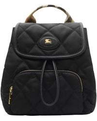 Burberry - Mini Quilted Horseshoe Backpack - Lyst