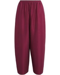 Eskandar - Silk Plissé Japanese Trousers - Lyst