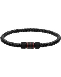 Chopard - Leather And Brass Classic Racing Bracelet - Lyst