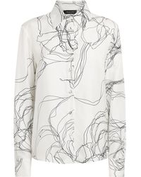 Fabiana Filippi - Silk Twill Printed Shirt - Lyst