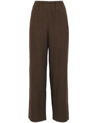 TOTEME - Modal Flannel Wide-Leg Trousers - Lyst