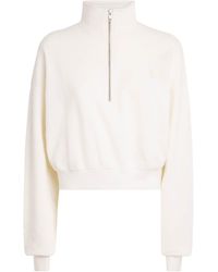 ÉTERNE - French Terry Cropped Sweatshirt - Lyst