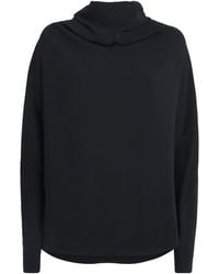 TOTEME - Crepe Cady High Cowl-Neck Blouse - Lyst