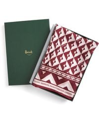 Harrods - Silk Geometric Print Square Scarf - Lyst