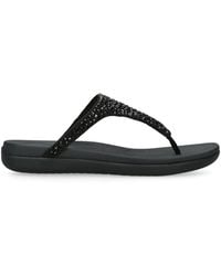 Fitflop - Solay Crystal Flip Flops - Lyst