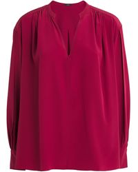 JOSEPH - Silk Blondel Blouse - Lyst