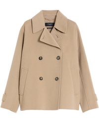 Weekend by Maxmara - Wool-Blend Double-Breasted Coat - Lyst