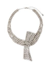 Marina Rinaldi - Rhinestone-Embellished Butterfly Choker - Lyst