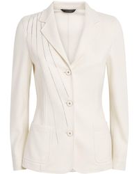 Colombo - Cashmere-Silk Embellished Blazer - Lyst