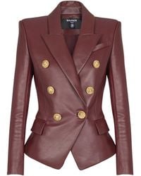 Balmain - 6-Button Collared Jacket - Lyst