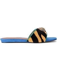 Kurt Geiger - Velvet Kensington Sandals - Lyst