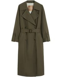 Max Mara - Water-Repellent Gabardine Trench Coat - Lyst