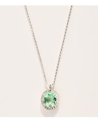 Bleue Burnham - Sterling And Sapphire Pleated Pendant Necklace - Lyst
