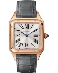 Cartier - Rose Gold Santos-dumont Watch 31.4mm - Lyst