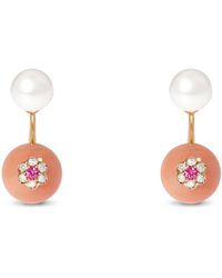 David Morris - Rose, Diamond And Sapphire Berry Ear Jacket - Lyst
