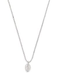 Anita Ko - And Diamond Small Palm Leaf Necklace - Lyst