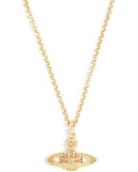 Vivienne Westwood - Mini Bas Relief Pendant Necklace - Lyst