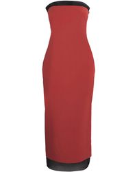 Voranida - Cotton Strapless Midi Dress - Lyst