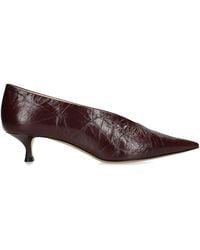 Le Monde Beryl - Leather Babouche Kitten Heel 35 - Lyst