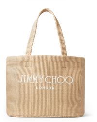 Jimmy Choo - Beach Woven Tote Bag - Lyst