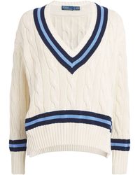 Polo Ralph Lauren - Cable-Knit Cricket Sweater - Lyst
