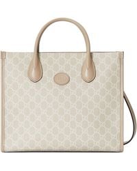 Gucci - Small Tote Bag With Interlocking G - Lyst