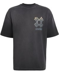 Amiri - Cotton Ma Quad Flames Oversized T-Shirt - Lyst