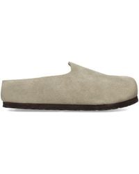 Birkenstock - Suede Amsterdam Wrapped Clogs - Lyst